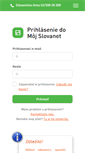 Mobile Screenshot of moj.slovanet.sk